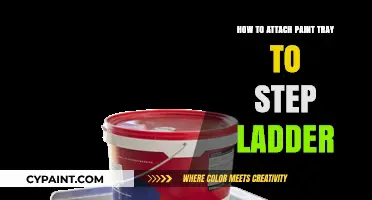 Securely Attach a Paint Tray to Your Step Ladder: A DIY Guide