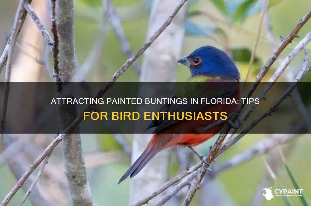 how to attract painted buntings in florida