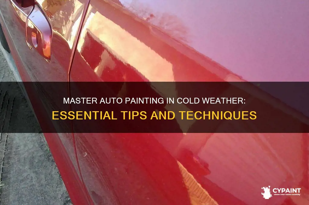 how to auto paint when its cold