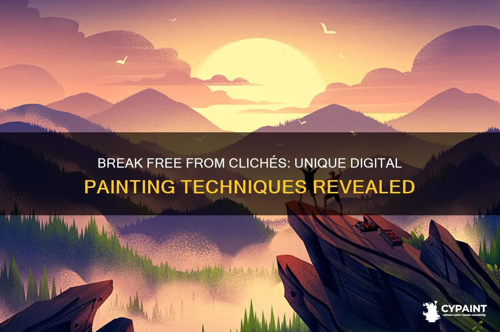 how to avoid making cliche digital paintings