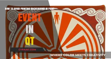 Preventing Background Printing in Qt Paint Events: A Quick Guide