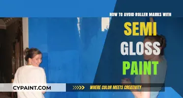 Semi-Gloss Paint: Avoiding Roller Marks