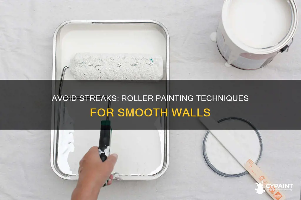 how to avoid streaks when painting with a roller