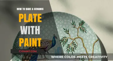 Baking Ceramic Plates: A Step-by-Step Guide to Painting and Firing