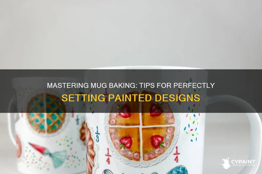 how to bake a mug after painting