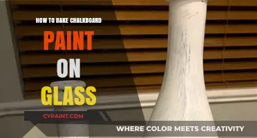 Baking Chalkboard Paint on Glass: A Step-by-Step Guide for Durability