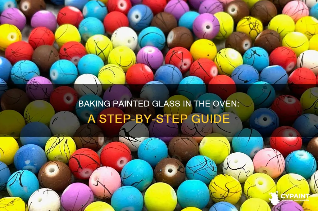 how to bake painted glass in oven