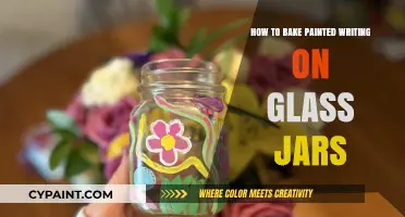 Baking Painted Writing on Glass Jars: A Step-by-Step Guide