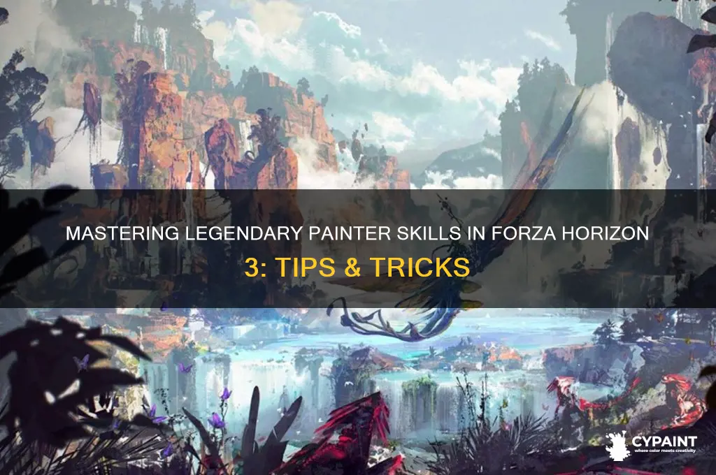 how to be a legendary painter fh3