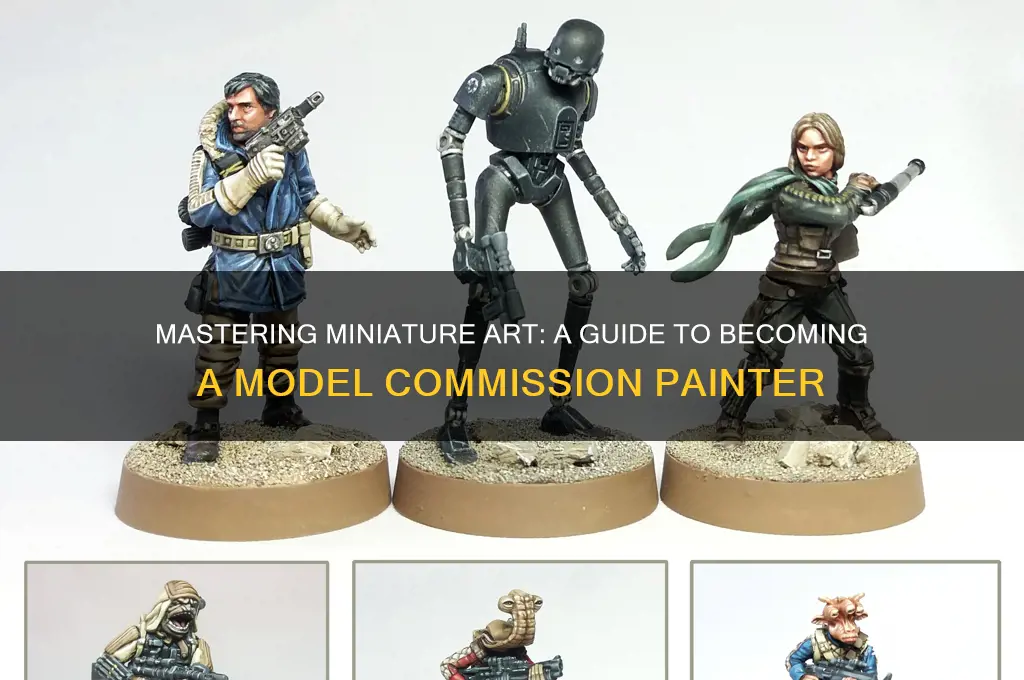 how to be a model commission painter