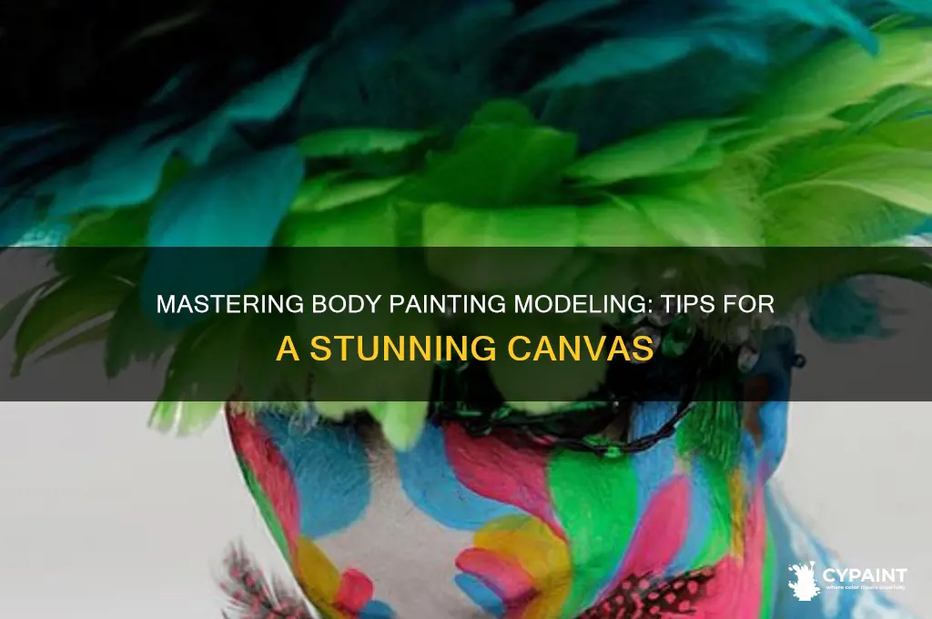 how to be a model for body painting