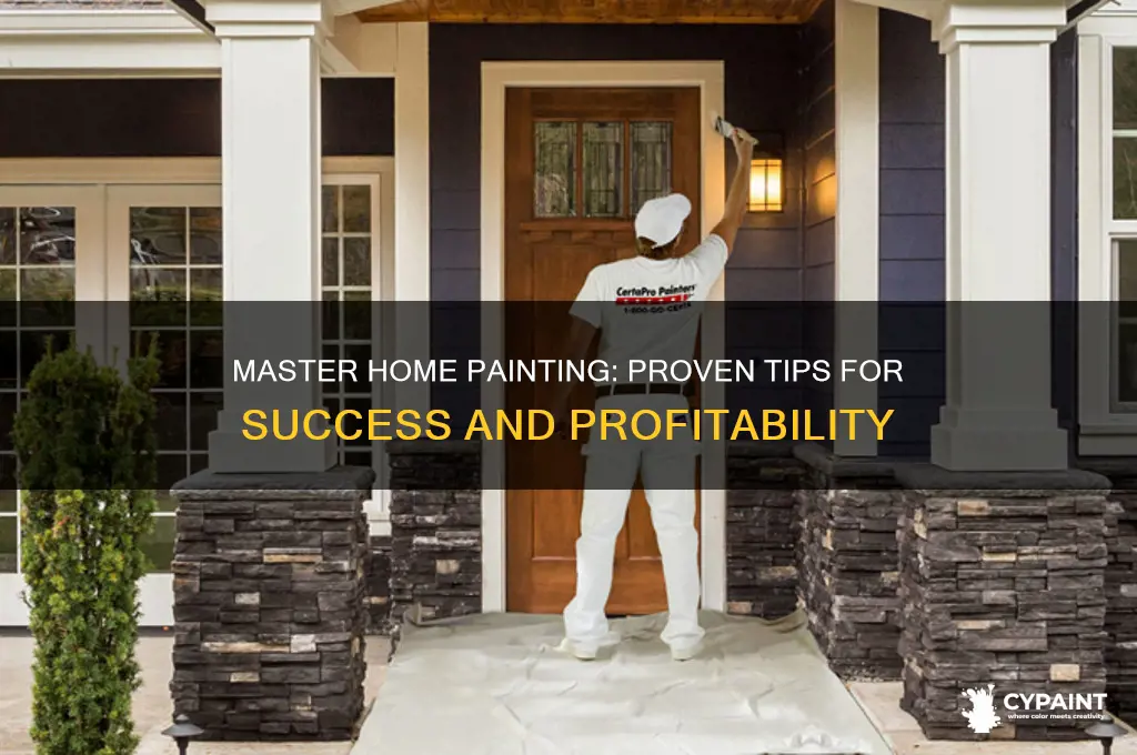 how to be a very successful home painter