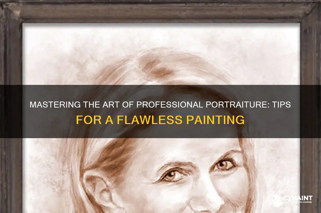 how to be painted in a professional portrait