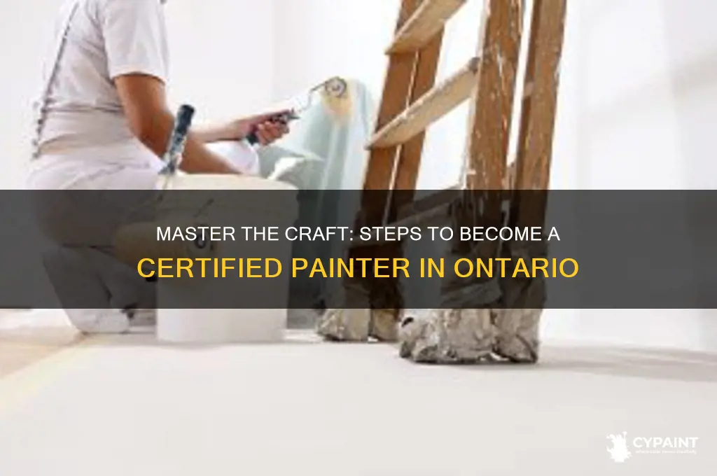 how to become a certified painter in ontario