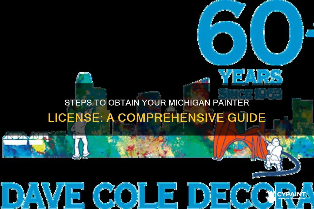 how to become a licensed painter in michigan