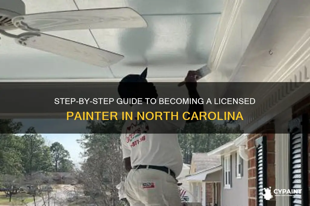 how to become a licensed painter in nc