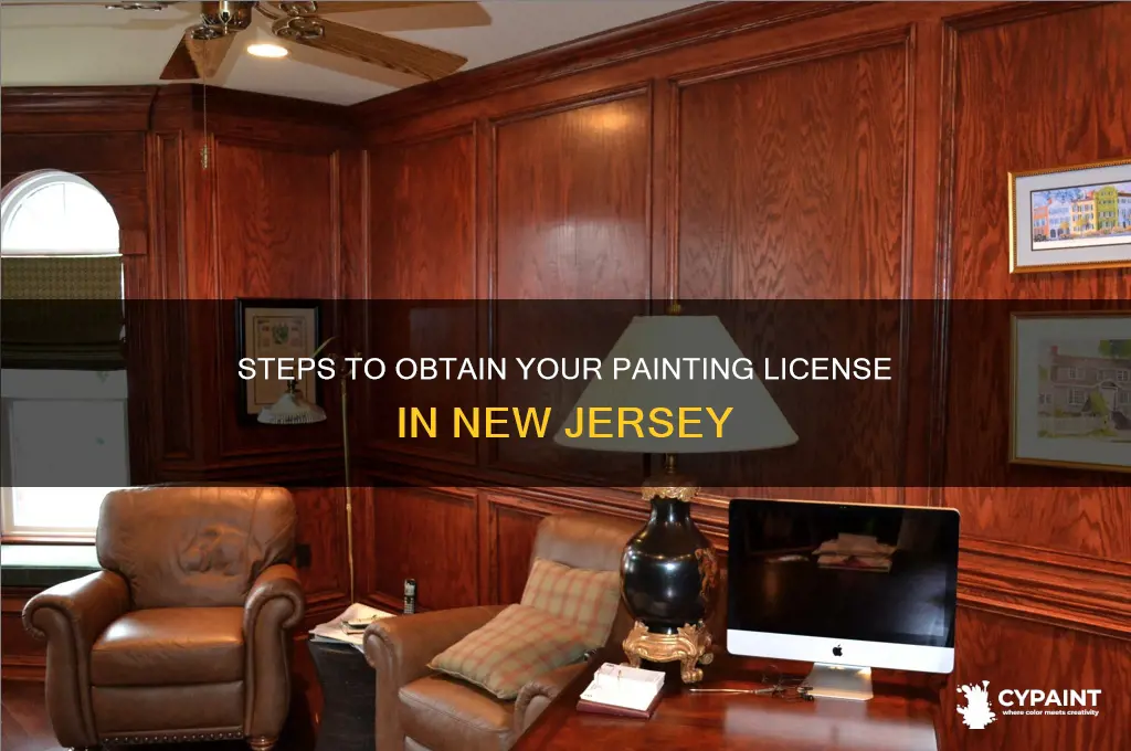 how to become a licensed painter in nj