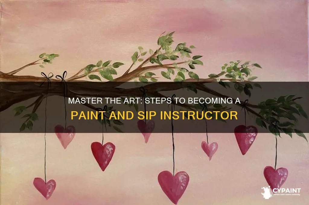 how to become a paint and sip instructor