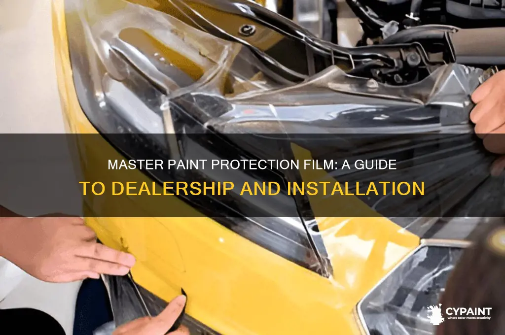 how to become a paint protection film dealer and installer