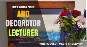 Mastering the Art: Steps to Becoming a Painter and Decorator Lecturer