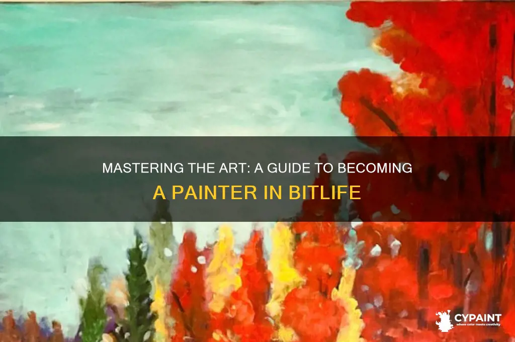 how to become a painter on bitlife
