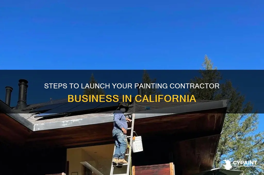 how to become a painting contractor in california