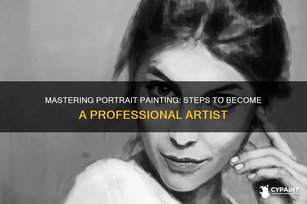how to become a professional portrait painter
