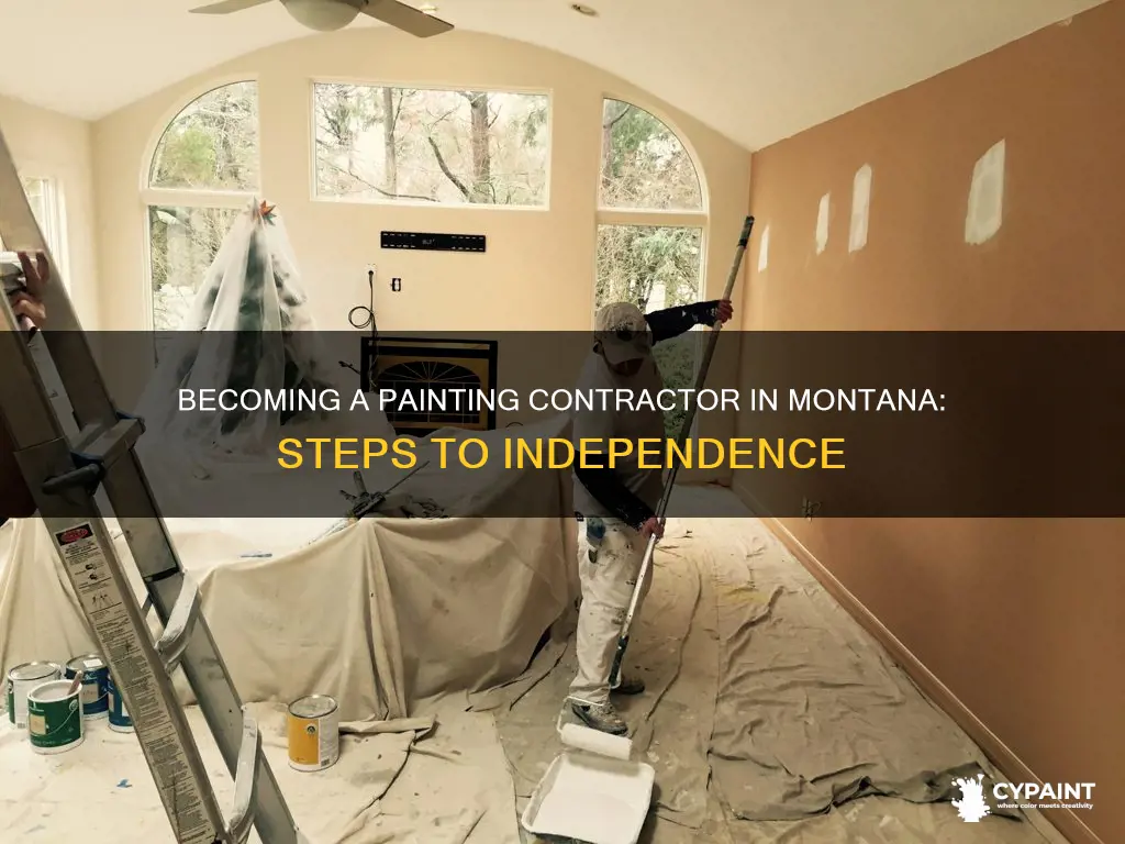 how to become an idependant painting contractor in montana