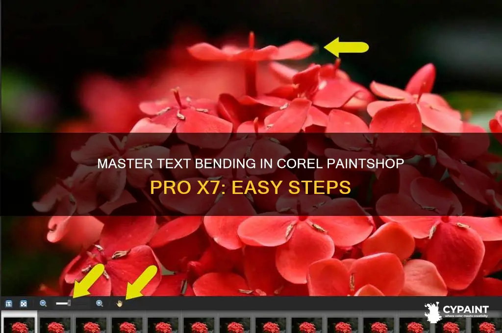 how to bend text in corel paint shop pro x7