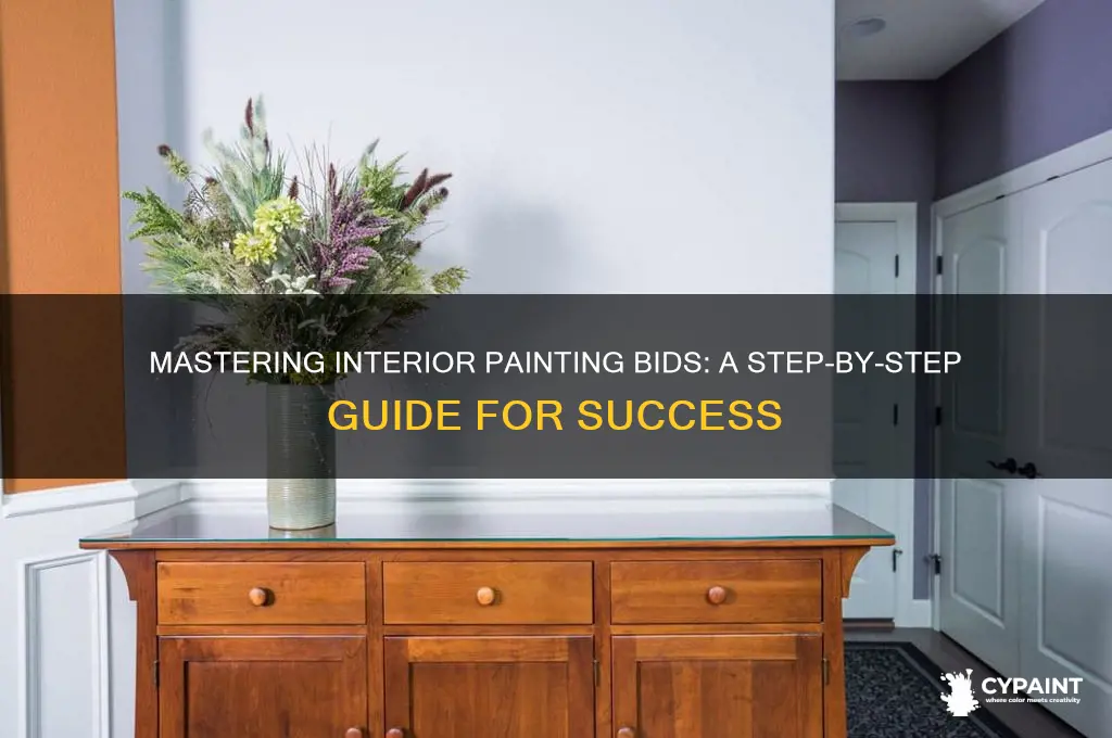 how to bid a painting job interior