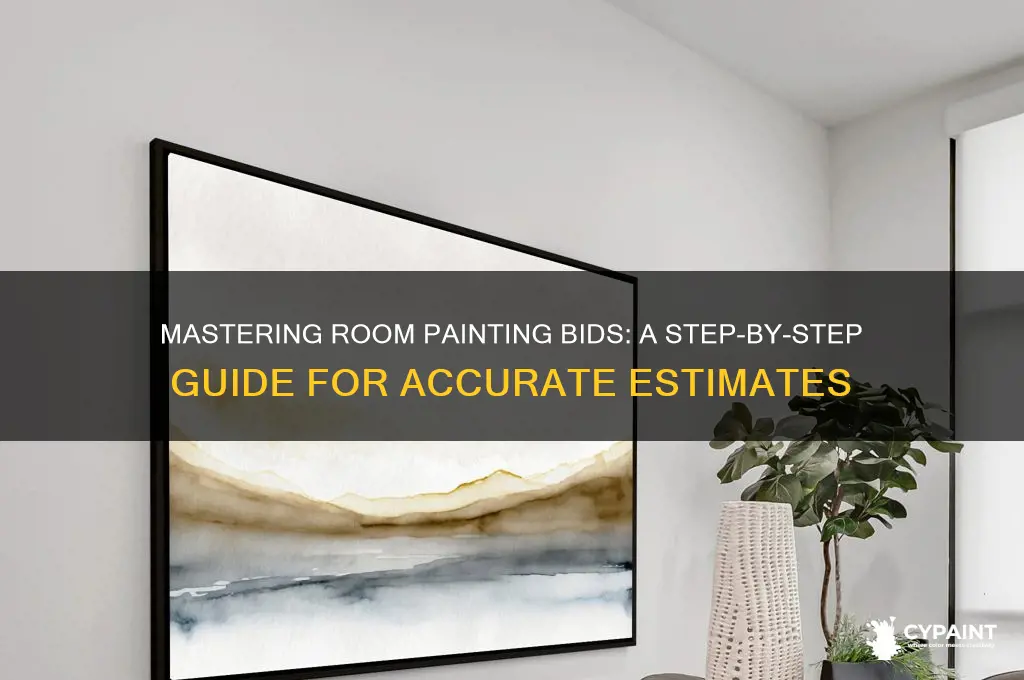 how to bid a room painting job