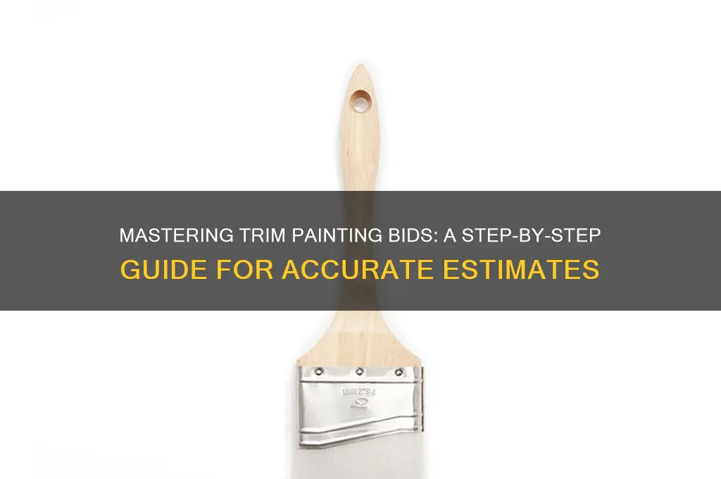 how to bid a trim painting job