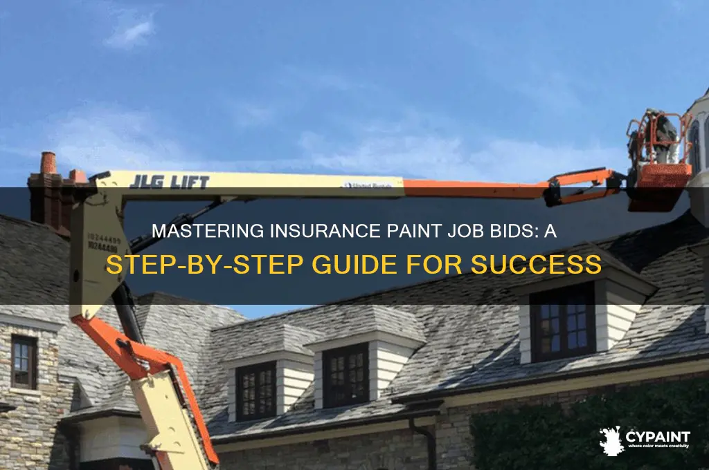 how to bid an insurance paint job