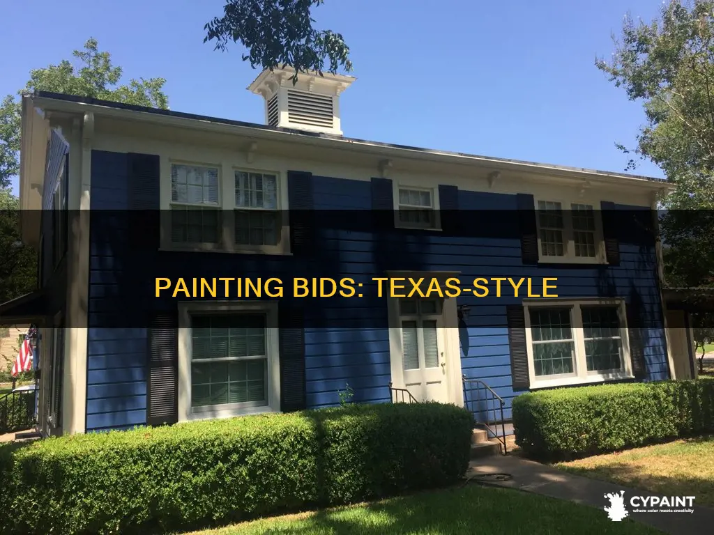 how to bid on a paint job in texas
