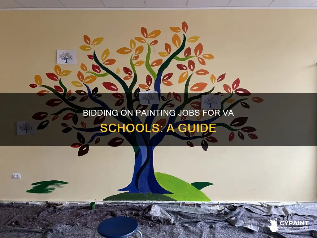 how to bid on painting jobs for va schools