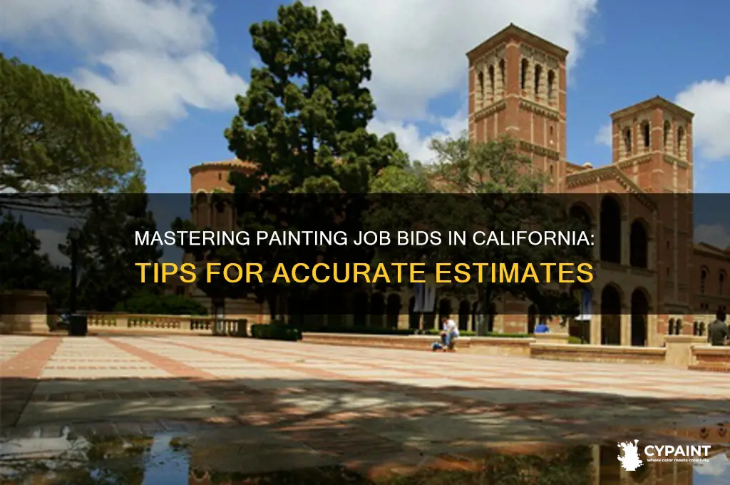 how to bid painting jobs in california