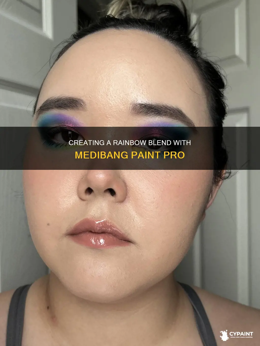how to blend a rainbow in medibang paint pro