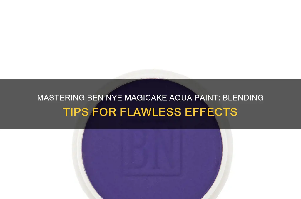 how to blend ben nye magicake aqua paint