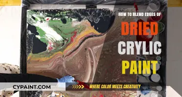 Mastering Smooth Transitions: Blending Dried Acrylic Paint Edges Effortlessly