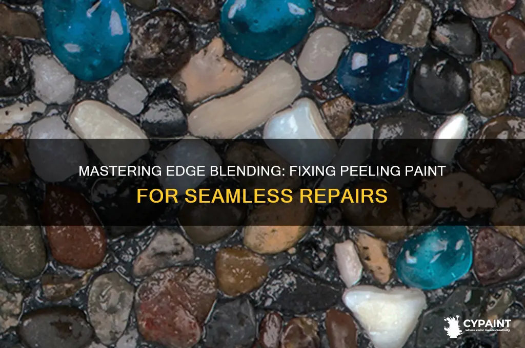 how to blend edges where paint peeling
