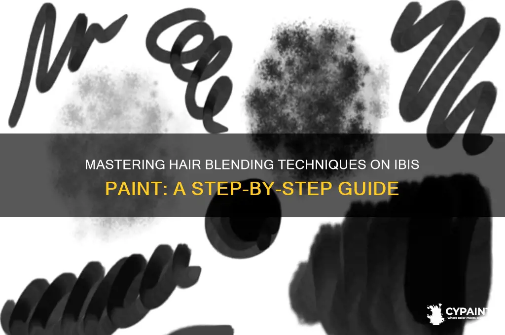 how to blend hair on ibis paint