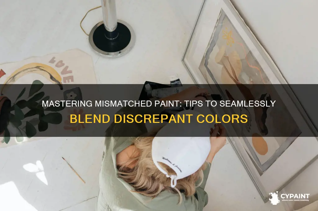 how to blend in paint that disent match