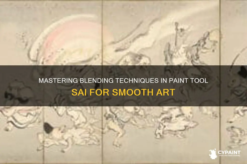 how to blend in paint tool sai