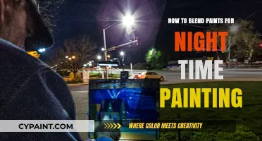 Mastering Nighttime Art: Techniques for Blending Paints in Darkness