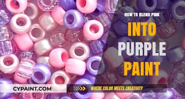 Mastering Color Mixing: How to Blend Pink into Purple Paint