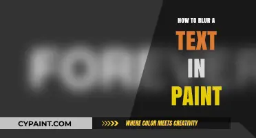 Mastering Text Blurring in Paint: A Quick and Easy Guide