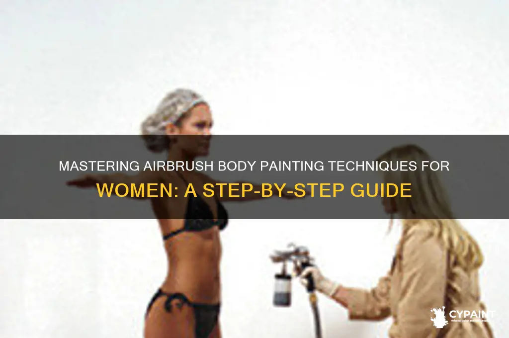 how to body painting a woman airbrush