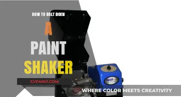 Securely Bolting Down a Paint Shaker: A Step-by-Step Guide