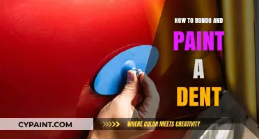 DIY Dent Repair: Mastering Bondo Application and Painting Techniques