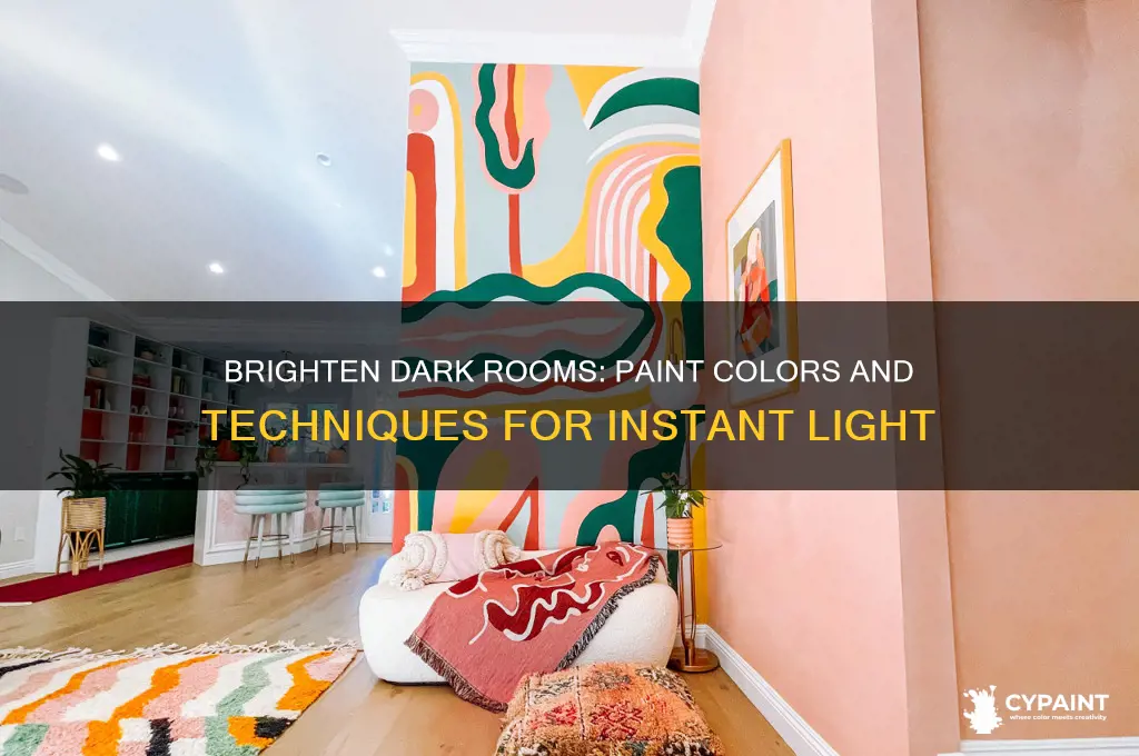 how to brighten a dark room with paint